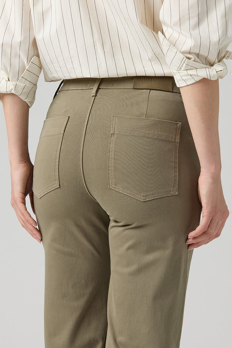 The Malibu Wide Baker | Olive Green