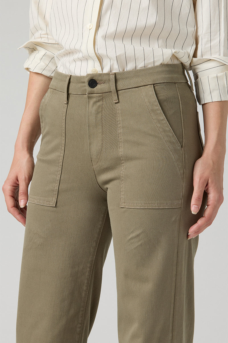 The Malibu Wide Baker | Olive Green