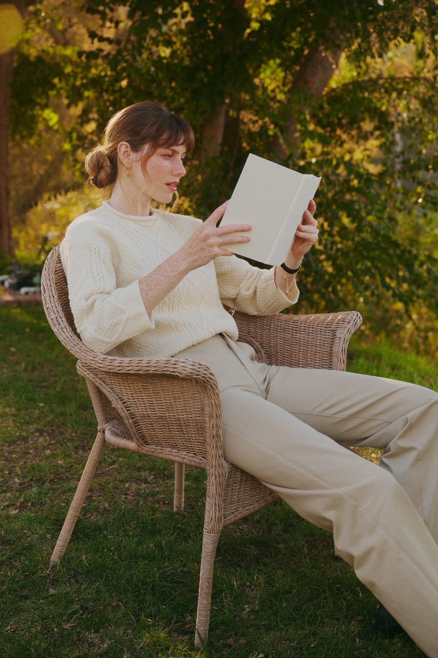 The Malibu Wide Chino | Oat