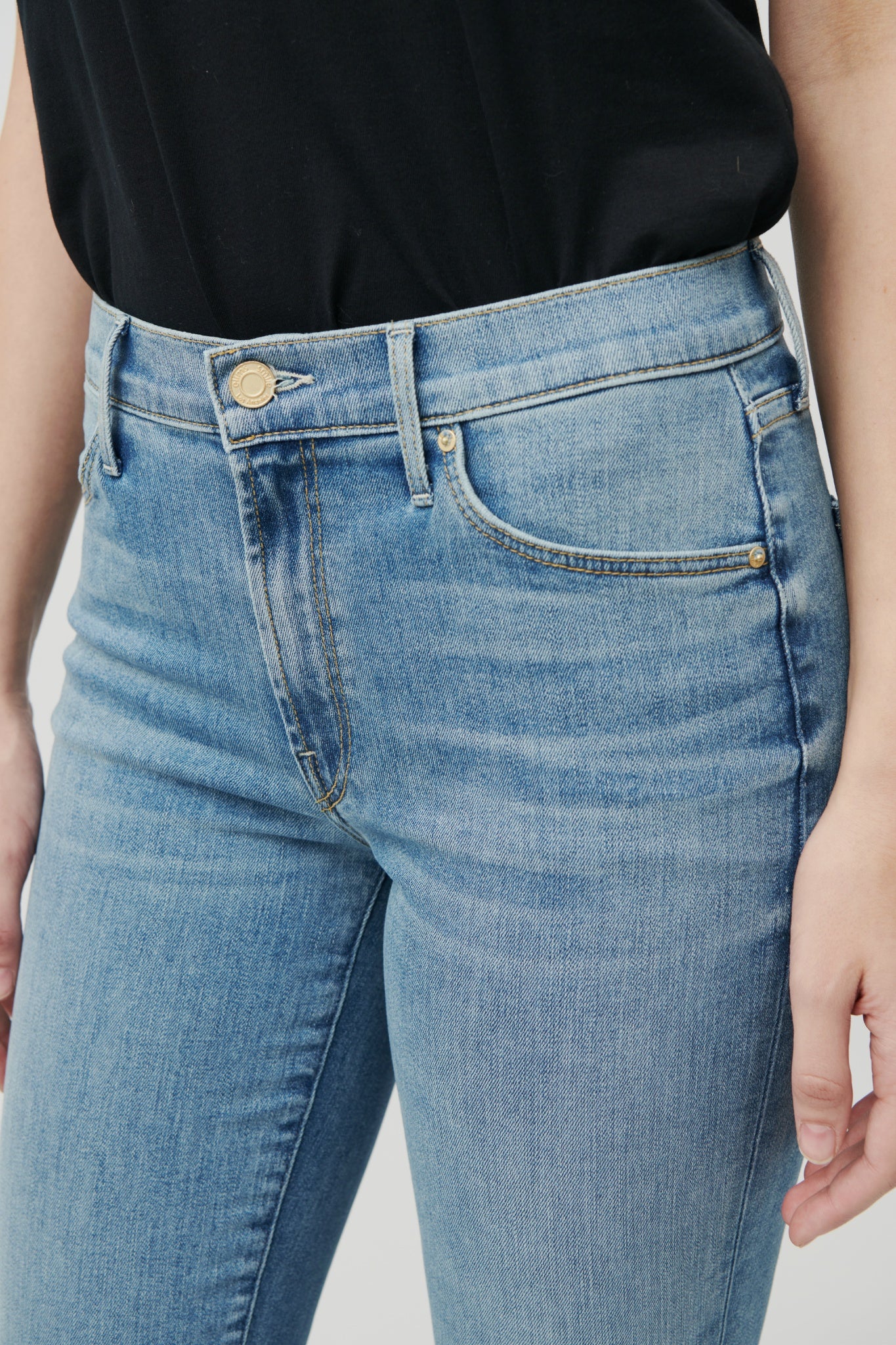 The Melrose Straight Denim | Sun-Kissed