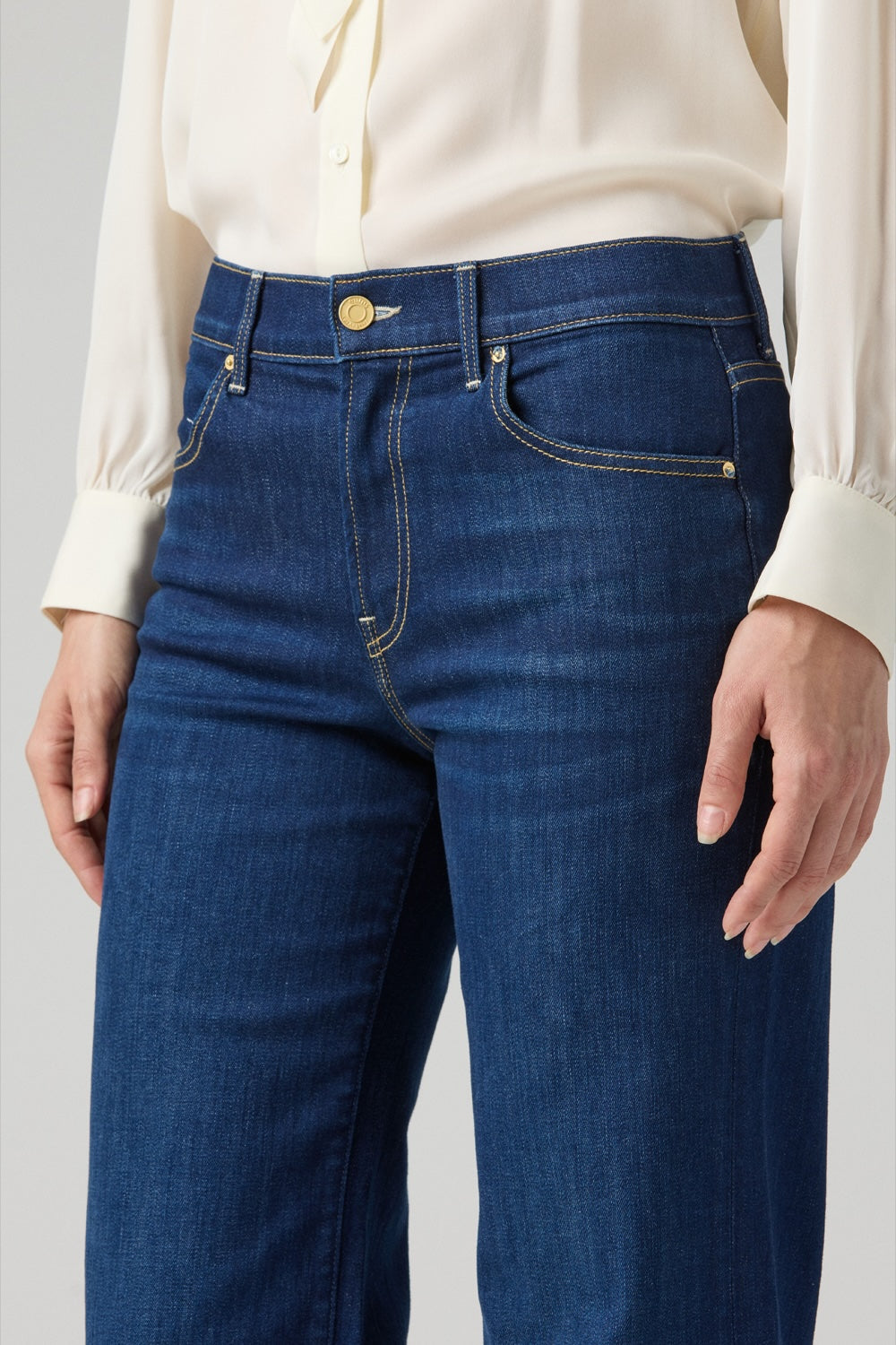 The Malibu Wide Denim  |  Deep Sapphire