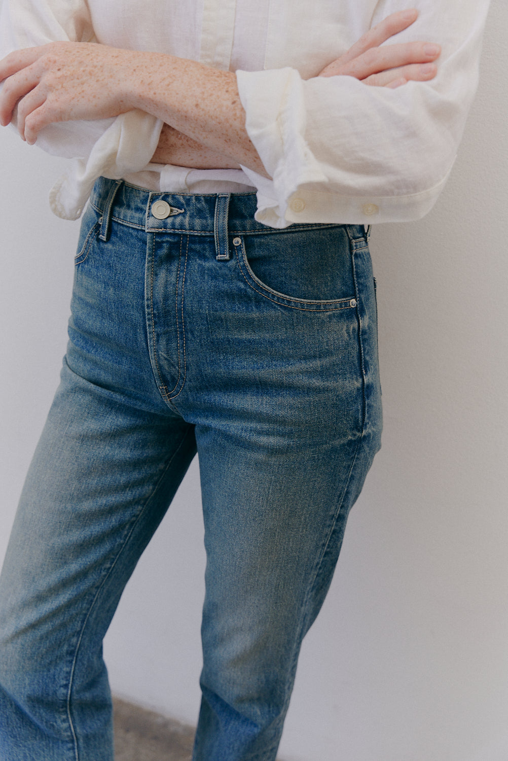 The Ana Classic Straight Denim  |  Summer Rain