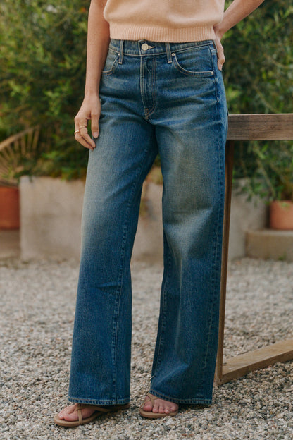 The Hermosa Wide Denim  |  Summer Rain