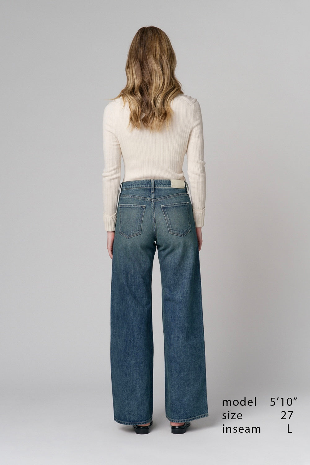 The Hermosa Wide Denim  |  Summer Rain