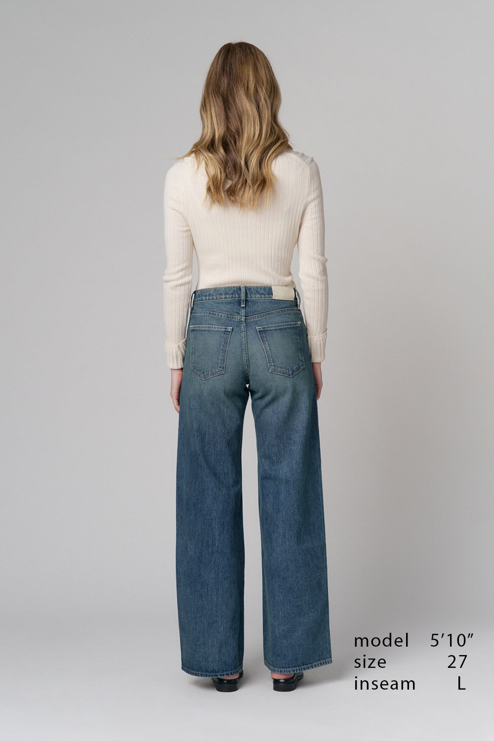 The Hermosa Wide Denim  |  Summer Rain