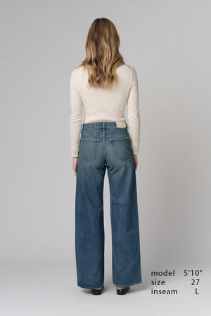 The Hermosa Wide Denim  |  Summer Rain