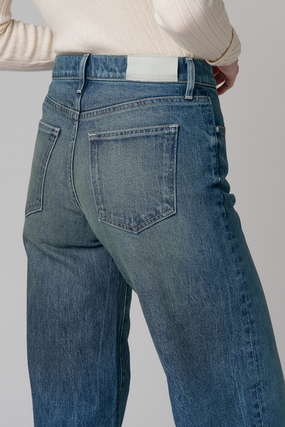 The Hermosa Wide Denim  |  Summer Rain