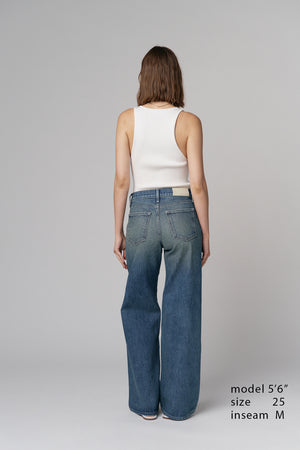 The Hermosa Wide Denim  |  Summer Rain