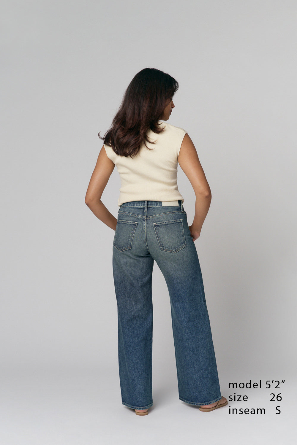 The Hermosa Wide Denim  |  Summer Rain