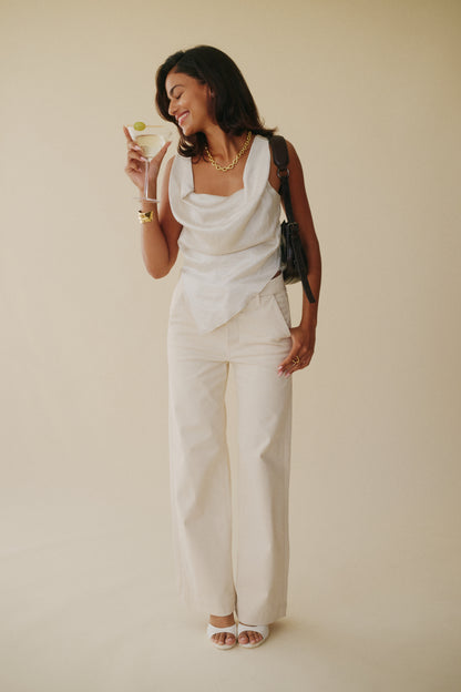 The Malibu Wide Chino  |  Ivory