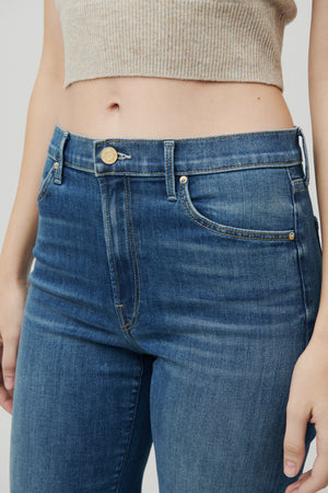 The Malibu Wide Denim Cropped  |  Moonlit Ocean