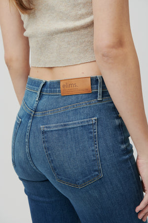 The Malibu Wide Denim Cropped  |  Moonlit Ocean