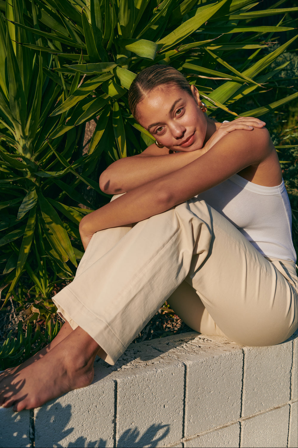 The Malibu Wide Chino  |  Ivory